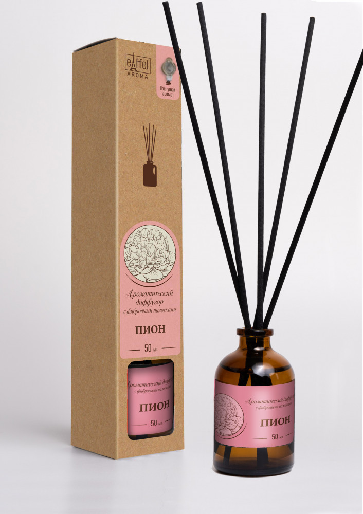 Ароматический диффузор для дома с фибровыми палочками «Лайм и грейпфрут» | EIFFELAROMA