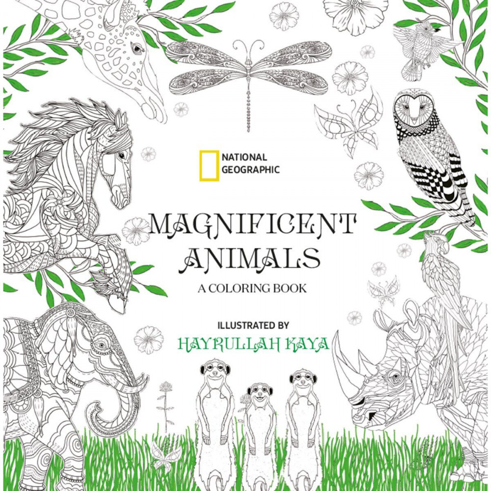 Magnificent animals. A coloring book