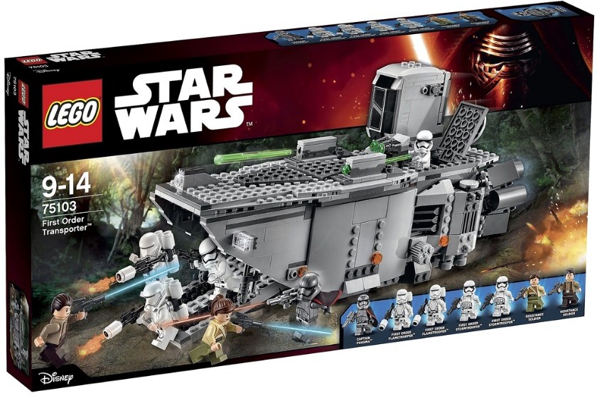 Транспорт Первого ордена | LEGO Star Wars: Звездные войны | LEGO (ЛЕГО)