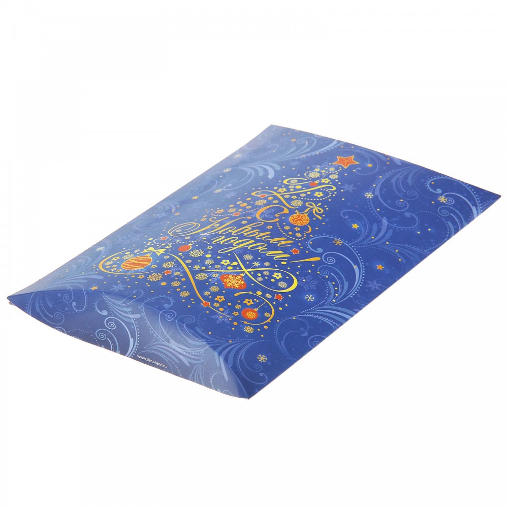 Коробка сборная фигурная «Елочка, С Новым годом», (26х19х4 см)