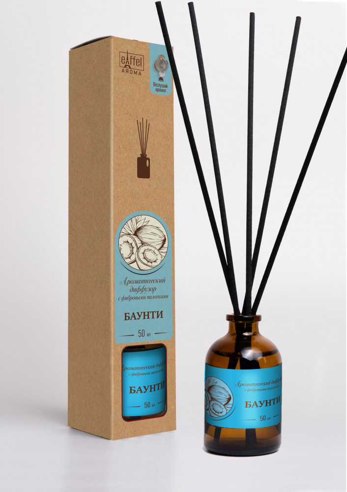 Ароматический диффузор для дома с фибровыми палочками «Дыня» | EIFFELAROMA