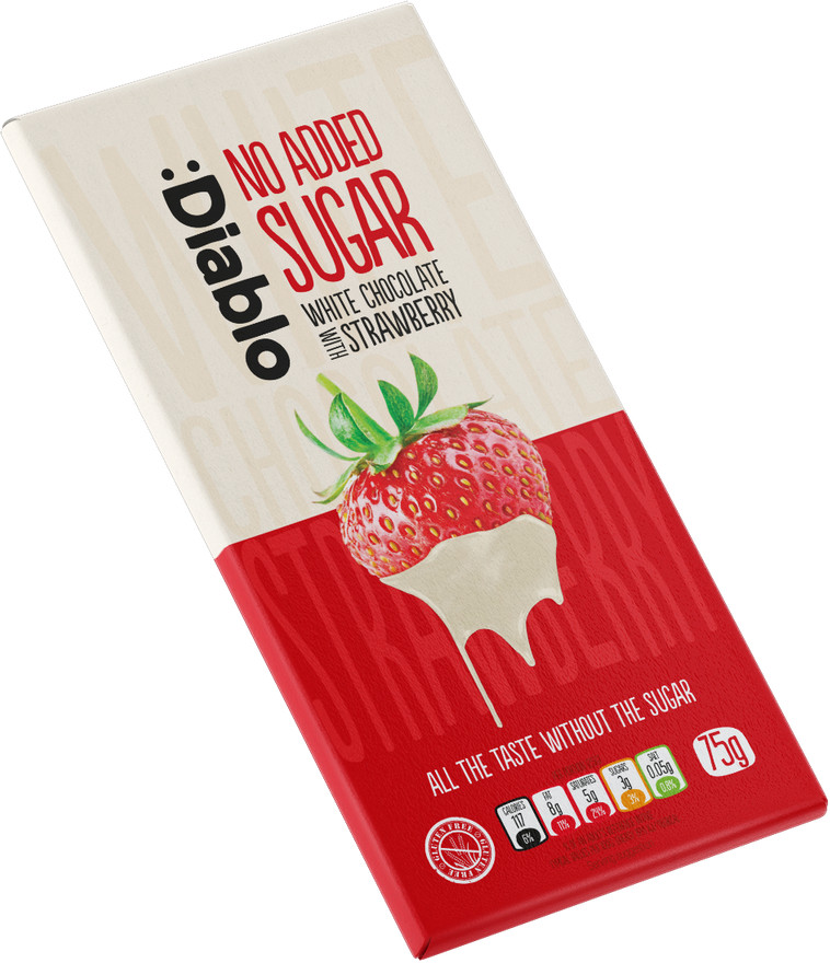 Белый шоколад с клубникой | :Diablo