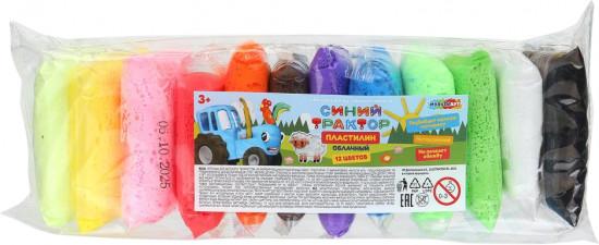 Пластилин лёгкий «Синий Трактор»