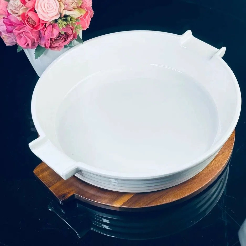 Блюдо для запекания с крышкой-подставкой | Lenardi