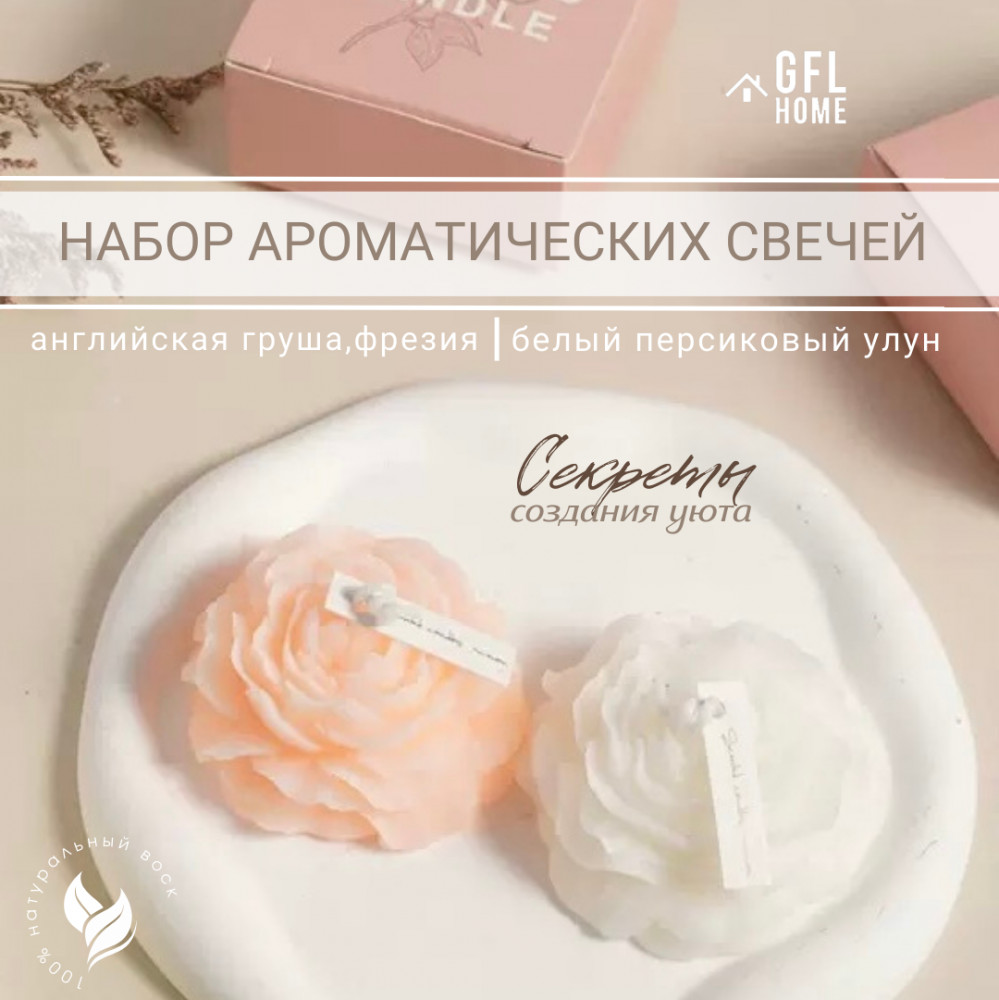 Набор ароматических свечей