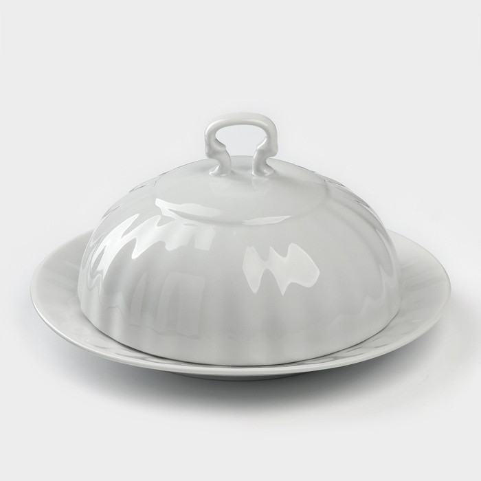 Маслёнка «Бельё» | Добрушский фарфоровый завод