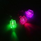 Гирлянда «Метраж», 5 м с насадкой «Кубик тающий», LED-20-220V, красный-зеленый/красный-синий