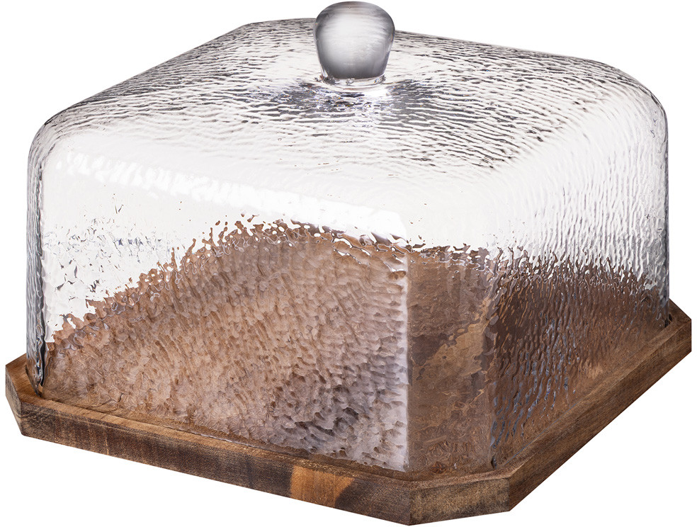 Блюдо сервировочное со стеклянной крышкой «Aqua» | Aqua | Lefard