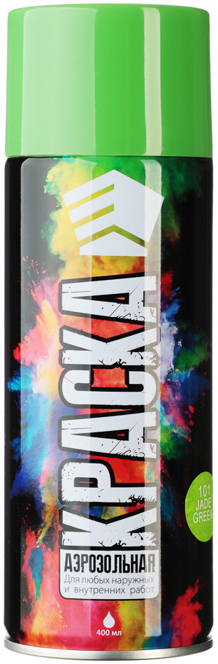 Краска аэрозольная, ярко-зеленая | ЕРМАК