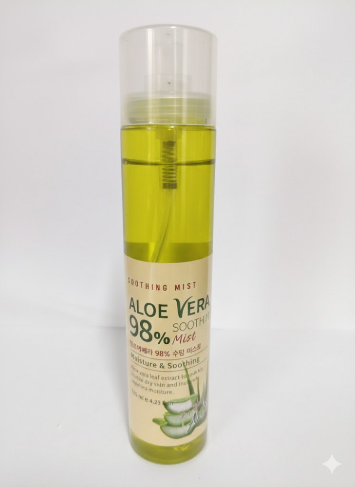 Успокаивающий мист-спрей для лица и тела с экстрактом алоэ «Aloe Vera 98% Soothing Mist»