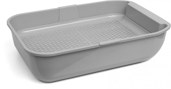 Туалетный лоток для кошек глубокий с сеткой «Том»