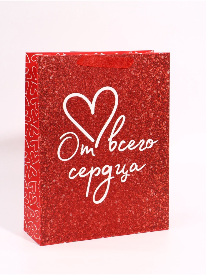 Пакет ламинированный вертикальный «От всего сердца» | ИнтерPresent