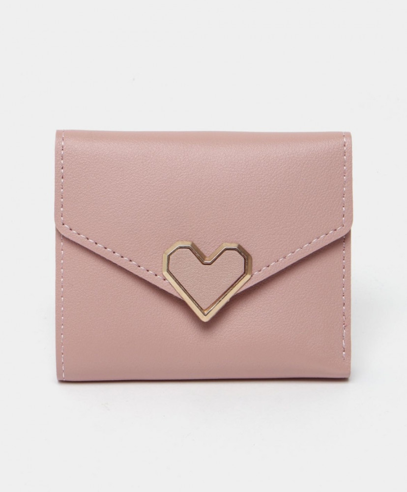 Мини-кошелёк с застёжкой в форме сердца