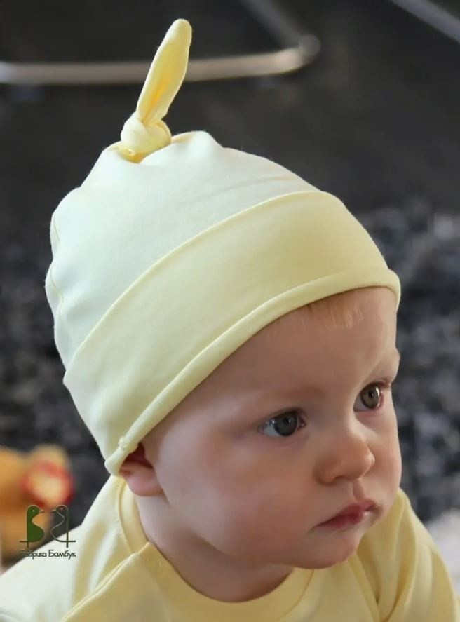 Шапочка с отворотом «Узелок» | Фабрика Бамбук
