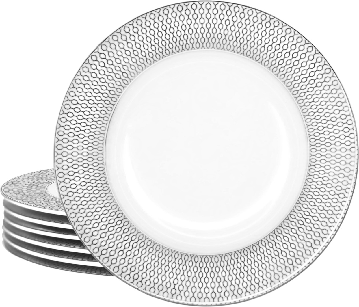 Набор тарелок «Севилья серебро» | Севилья серебро | Lenardi