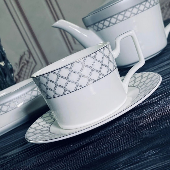 Набор чайный «Версаль серебро»