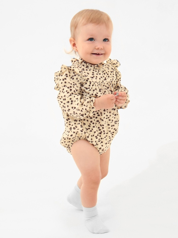 Блузка-боди для девочек | MINAKU