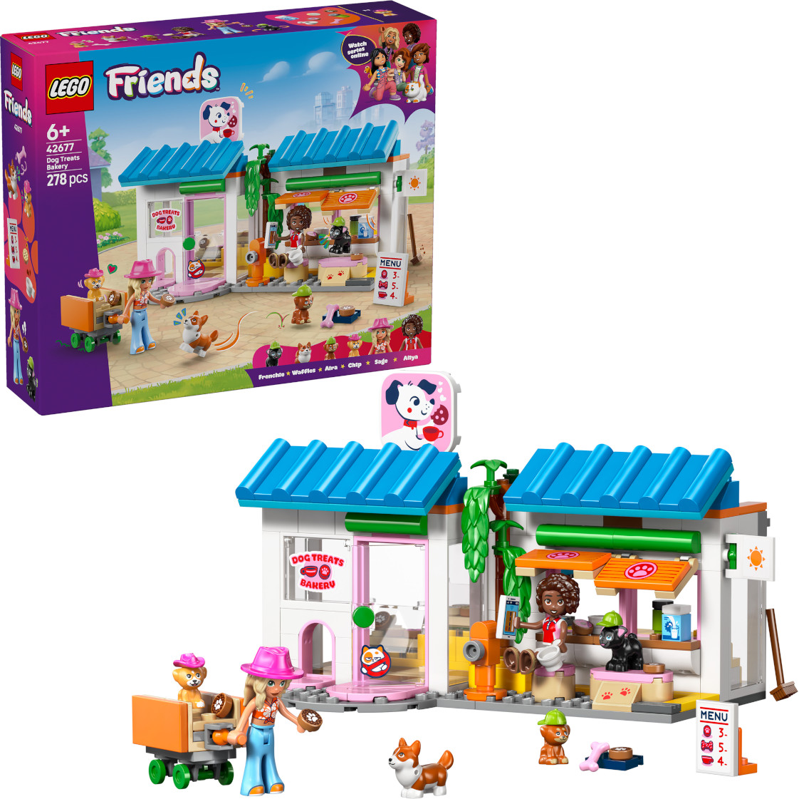 Конструктор Friends 42677 Кафе с собачьими лакомствами. Dog Treats Bakery | LEGO Friends | LEGO (ЛЕГО)