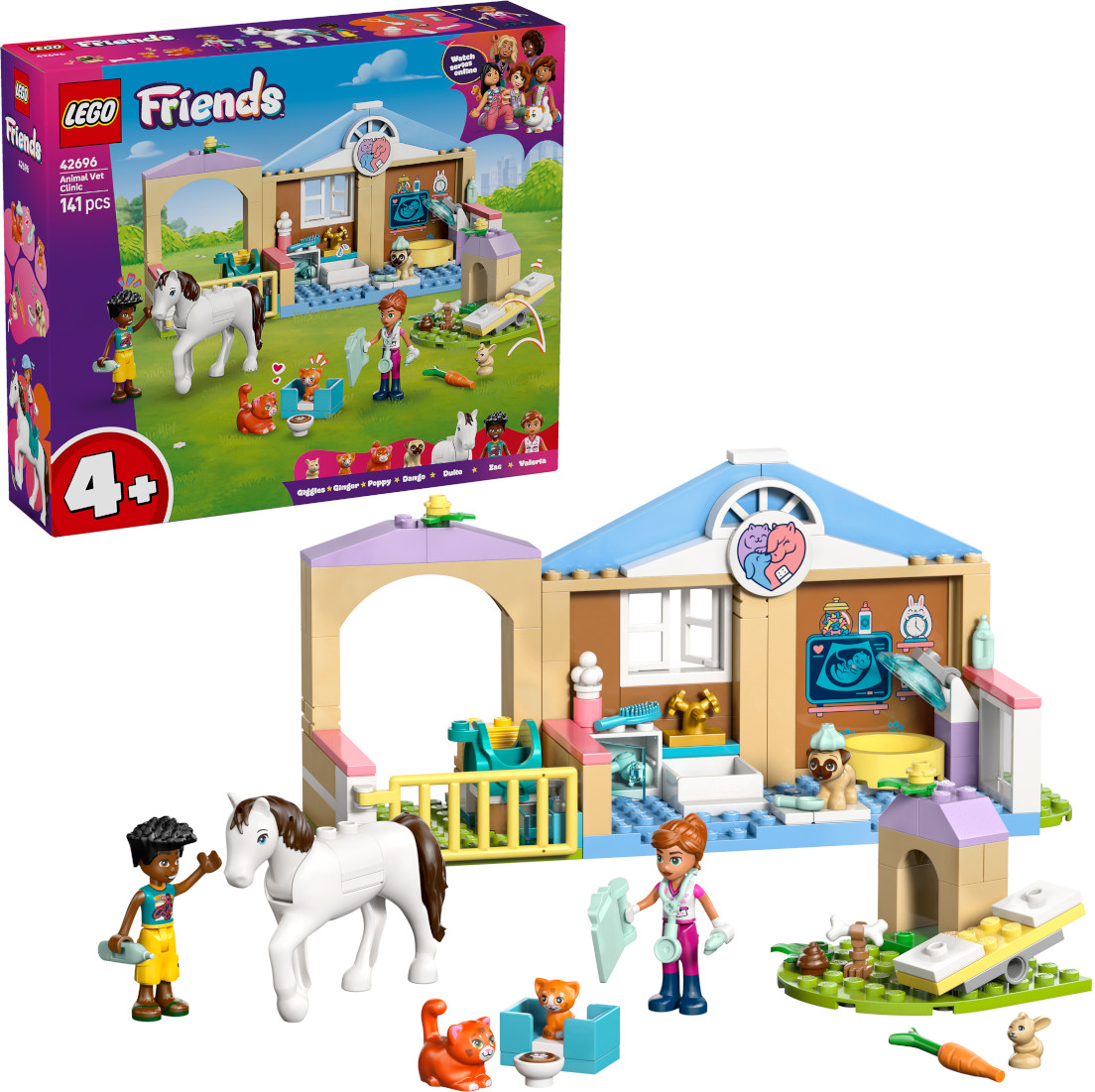 Конструктор Friends 42696 Ветеринарная клиника с животными. Animal Vet Clinic | LEGO Friends | LEGO (ЛЕГО)