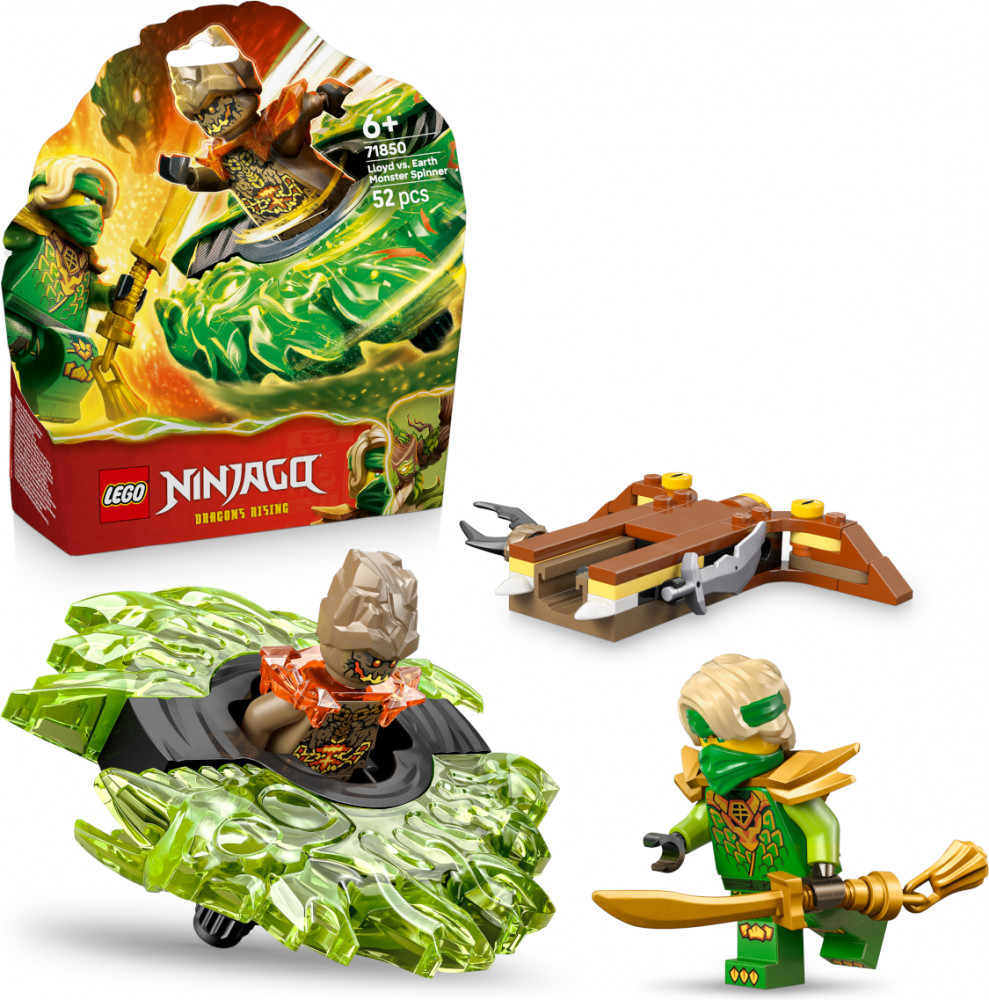Конструктор Ninjago 71850 Спиннер «Ллойд против чудовища земли». Lloyd vs. Earth Monster Spinner | LEGO Ninjago | LEGO (ЛЕГО)