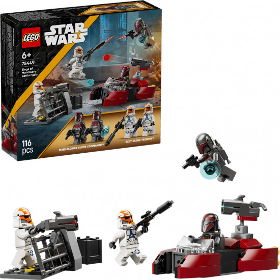 Конструктор LEGO® 75449 Боевой набор «Осада Мандалора»