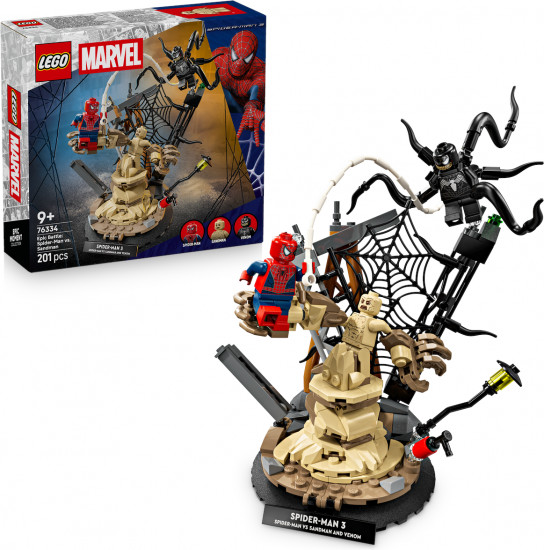Конструктор LEGO® 76334 Эпическая битва: Человек-паук против Песочного человека