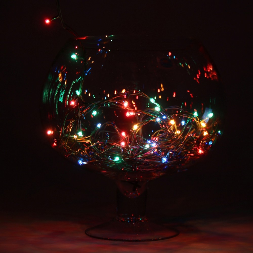 Гирлянда «Метраж» 3,5 м, 50 ламп, 220V, мультицвет | Luazon