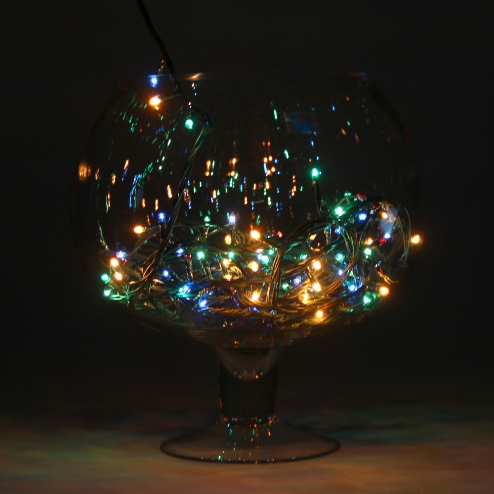 Гирлянда «Метраж» 4,5 м, 100 ламп, 220V, мультицвет | Luazon