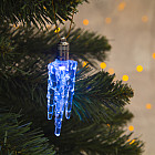Подвеска световая «Льдинка», 12 см, 1 LED, мультицвет