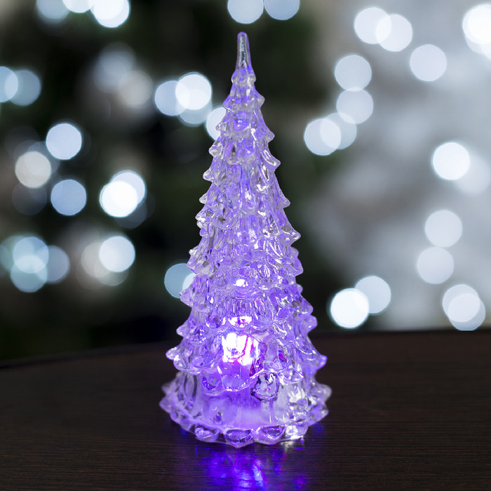 Игрушка световая «Елочка», 12 см, 1 LED | Luazon