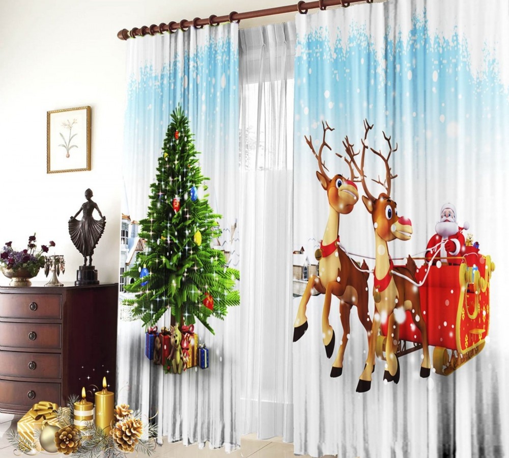 Комплект штор «Олени» | ТамиТекс