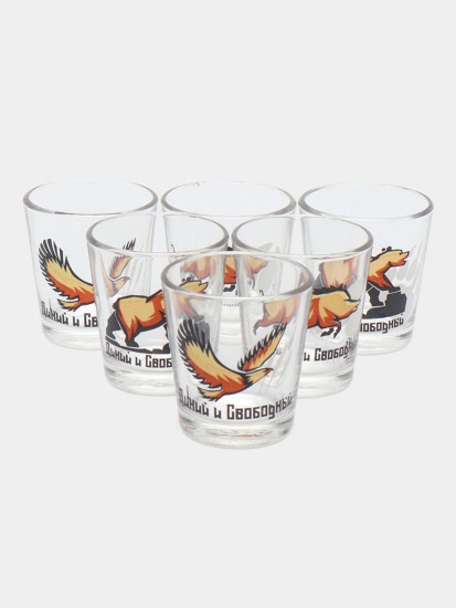 Набор стопок «Дикий и свободный»