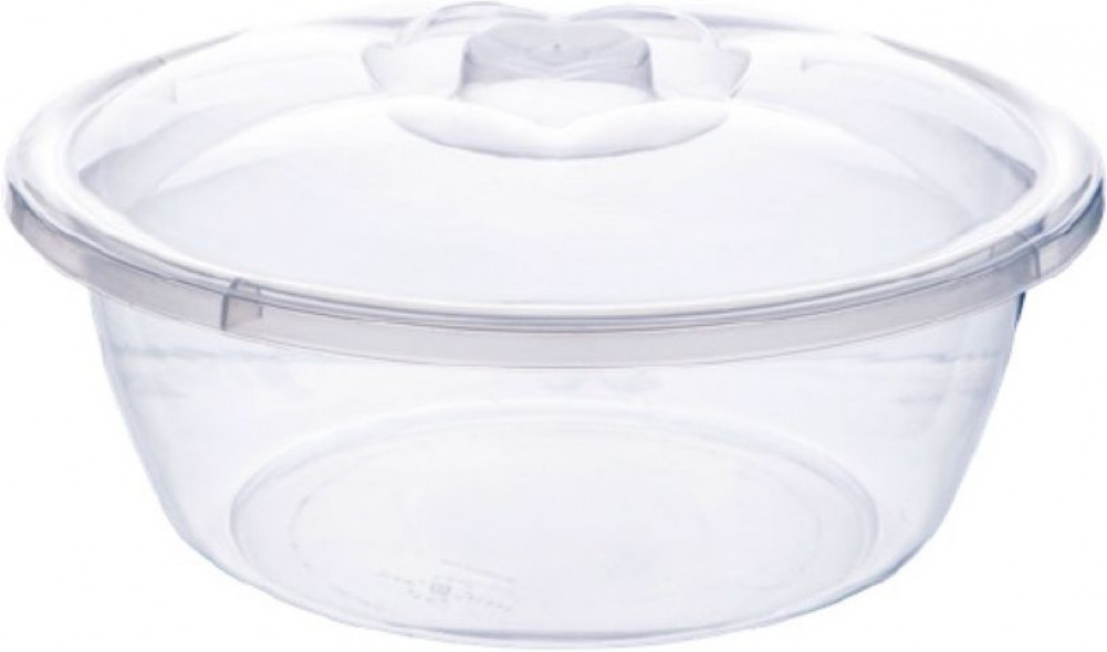 Миска круглая с крышкой | Stars Plast