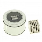 Неокуб серебряный, 216 шариков диаметром 0,3 см