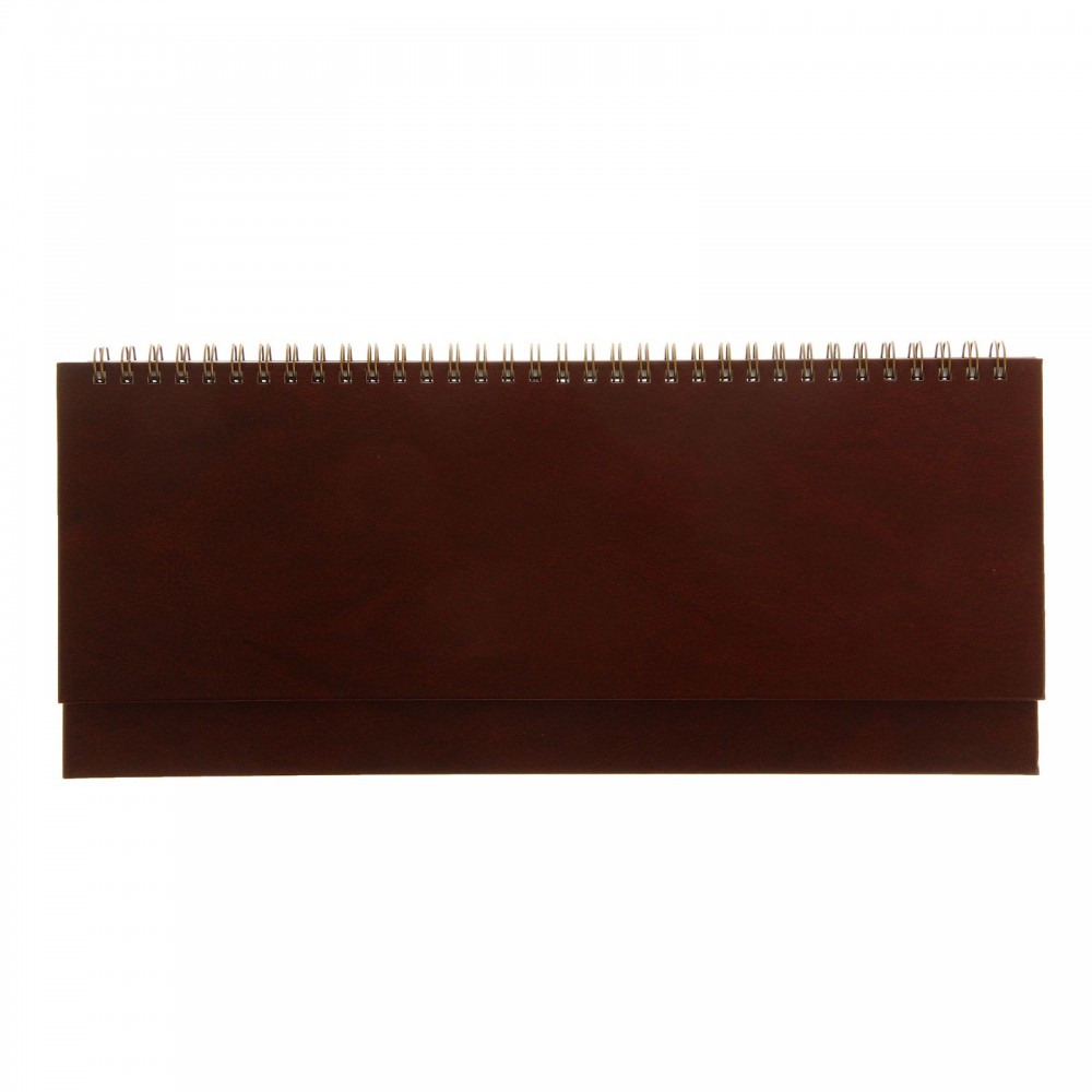 Планинг недатированный коричневый, бумвинил | Альт
