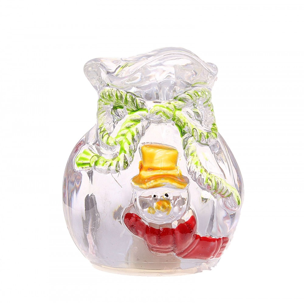 Игрушка световая «Мешочек и снеговик» | Luazon