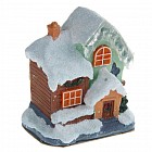 Фигурка светящаяся «Новогодний домик», 9,5х7х10 см, 4 LED