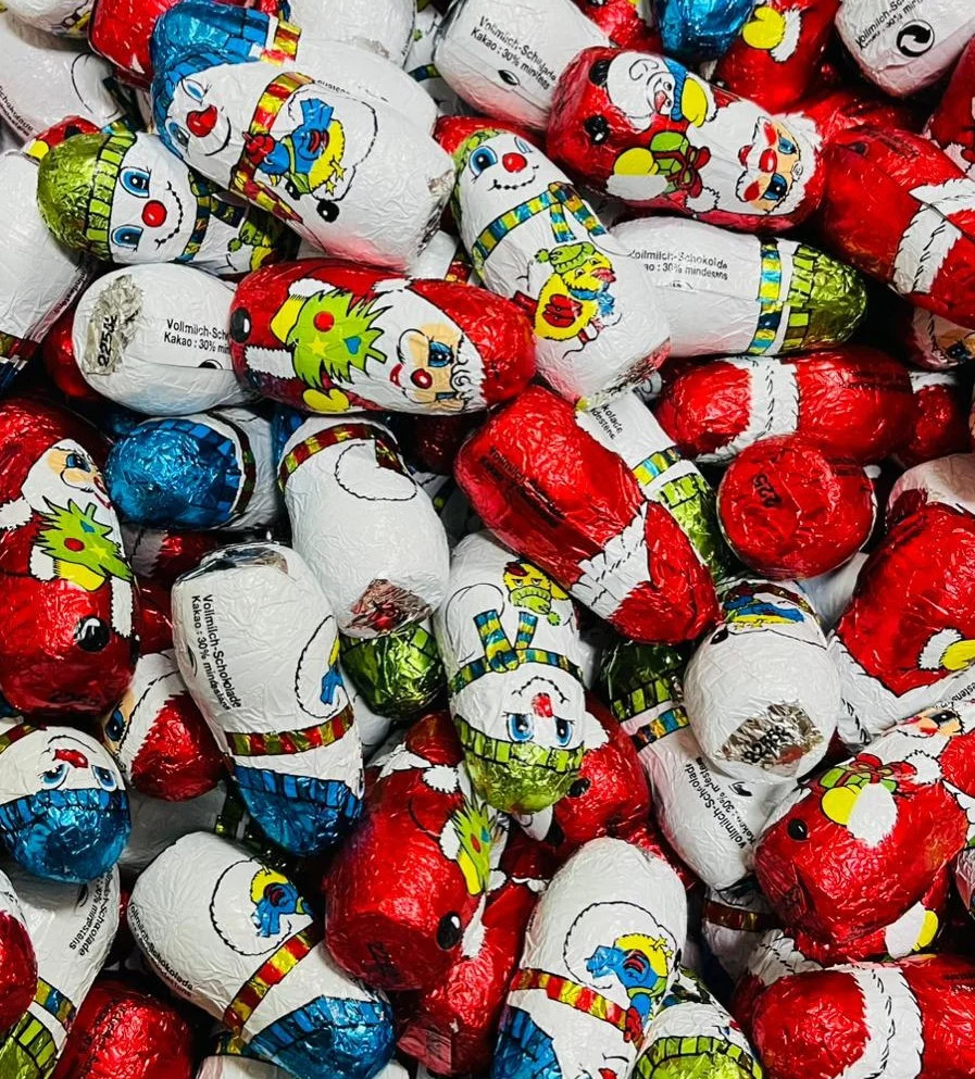 Набор фигурок из шоколада «Дед Мороз и Снеговик»