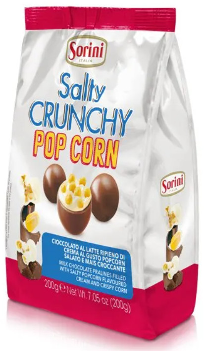 Конфеты «Salty Crunchy Pop Corn» | Sorini