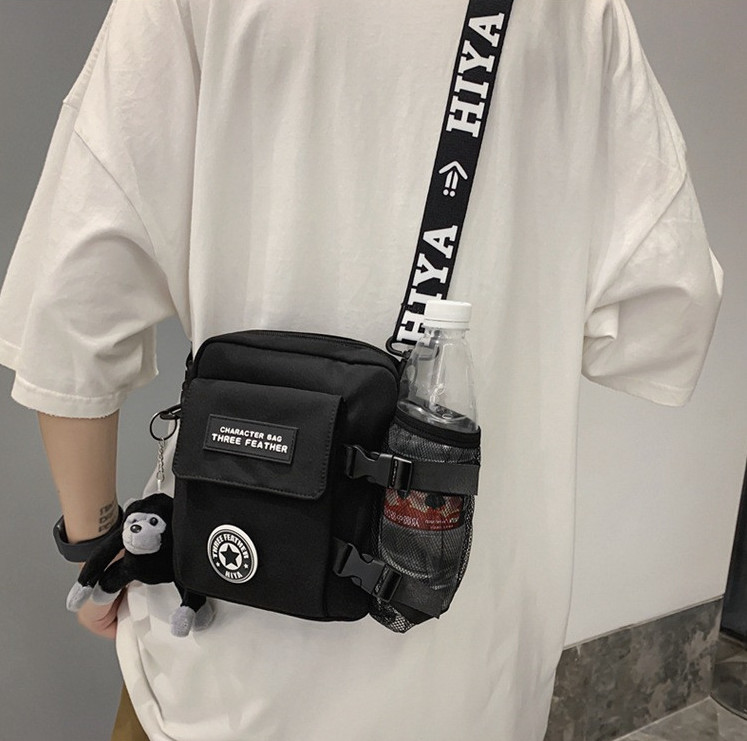 Слинг-сумка через плечо с карманом для бутылки