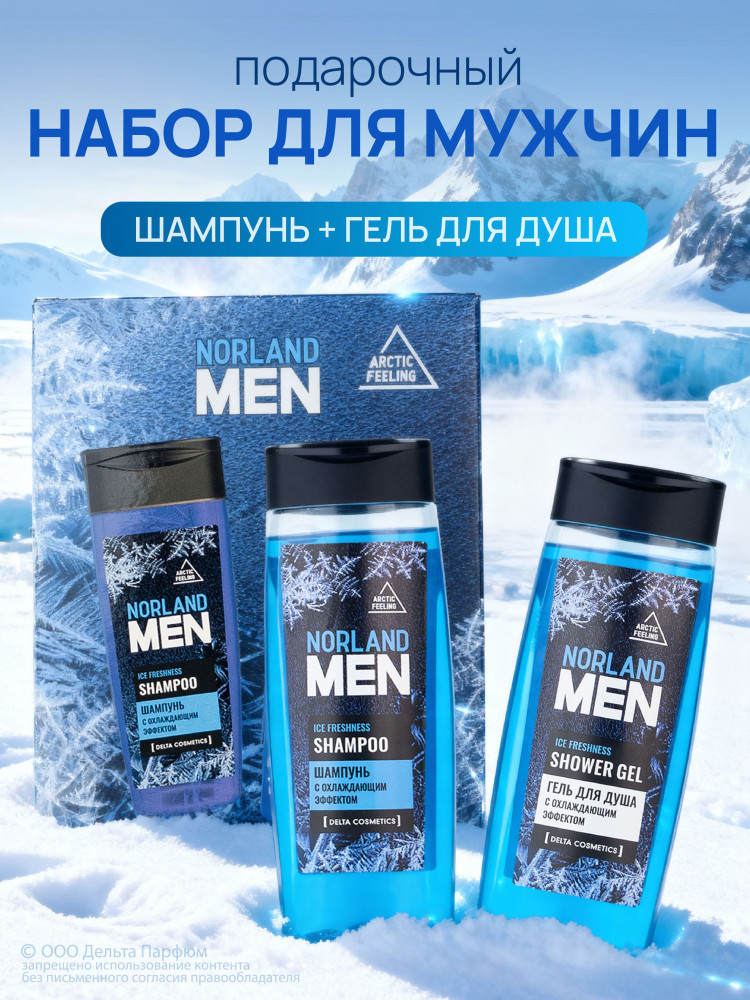 Набор подарочный для мужчин «Norland Men Ice Freshness» | Delta Parfum