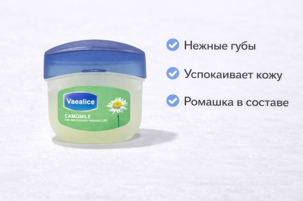 Бальзам для губ с ромашкой Camomile Care | Vaealice