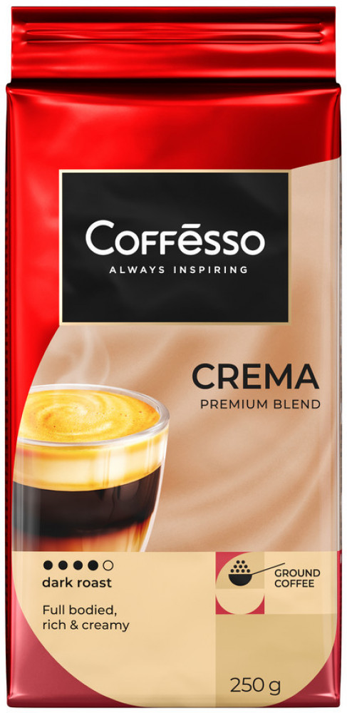 Кофе молотый «Crema» | Coffesso