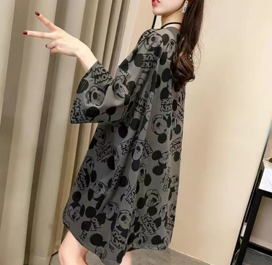 Футболка серая оверсайз