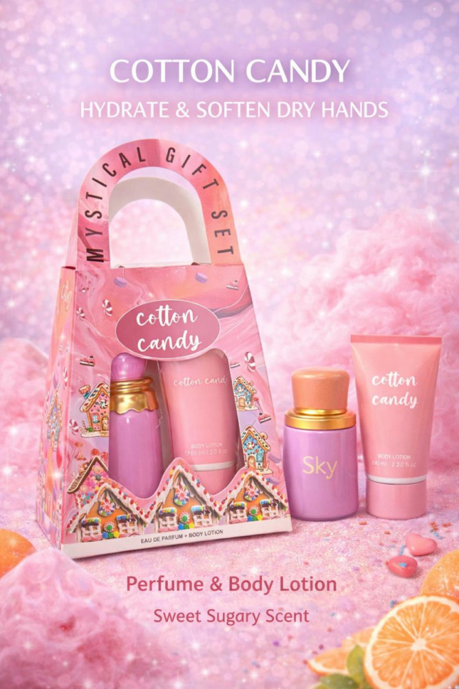 Подарочный набор Cotton Candy «Парфюм и лосьон для тела»