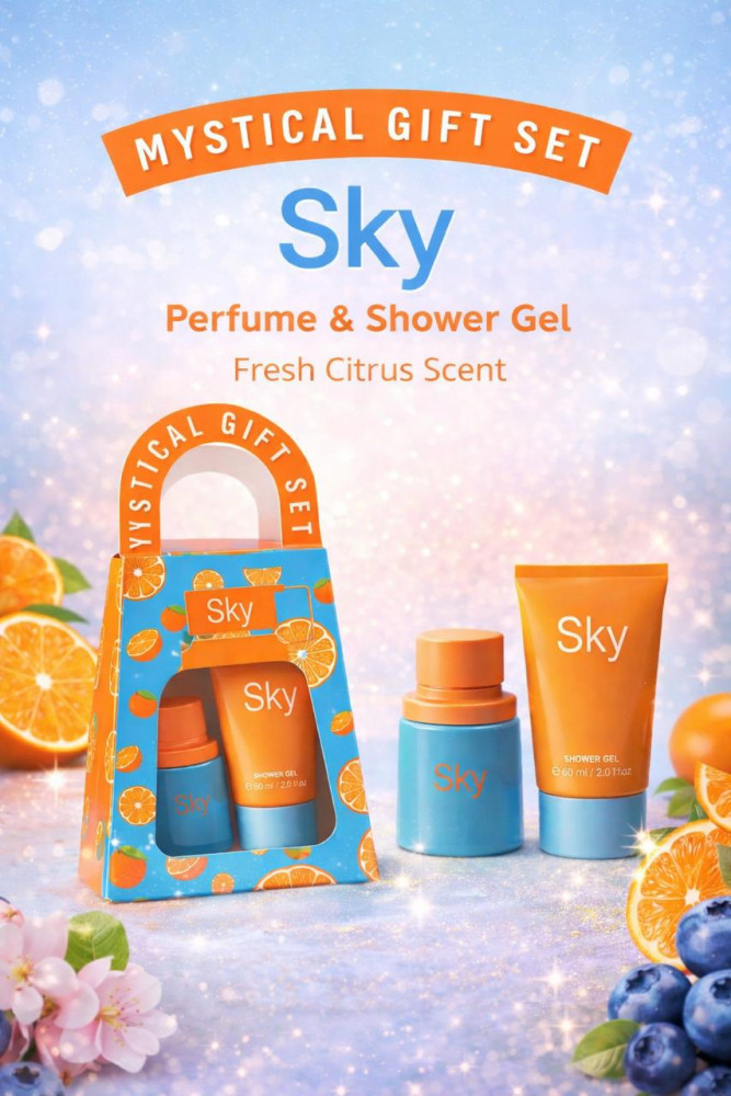 Подарочный набор Sky Mystical Gift Set «Парфюм и гель для душа Fresh Citrus»