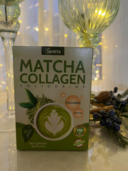 Напиток-матча коллагеновый «Matcha Collagen Naveta»