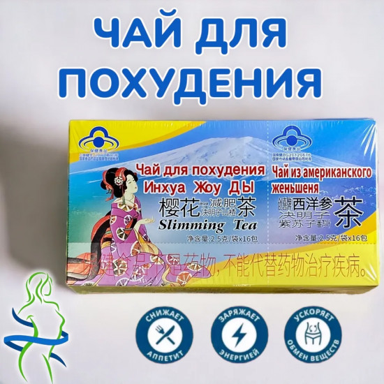 Чай для похудения «Детокс Инхуа Жоу Ды»