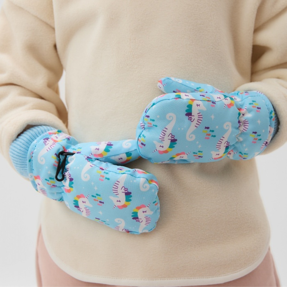 Варежки зимние детские | MINAKU