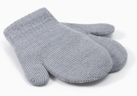 Варежки детские двухслойные